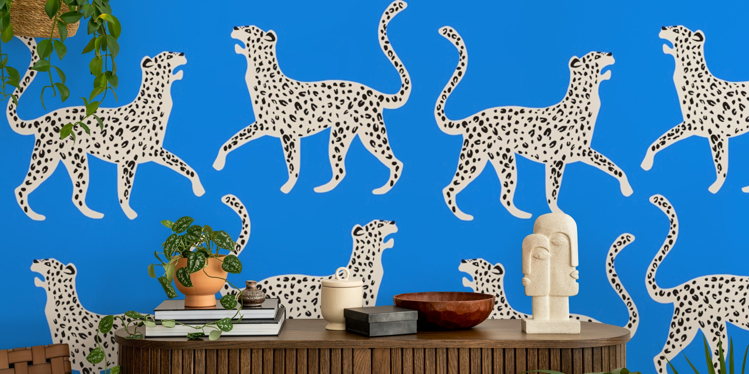 Cheetah Chic 03 tapet i ett rum