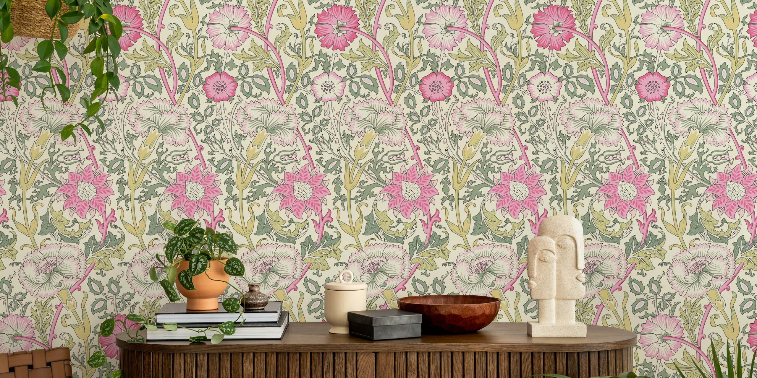 William Morris Pink and Rose 4 tapettikuosi