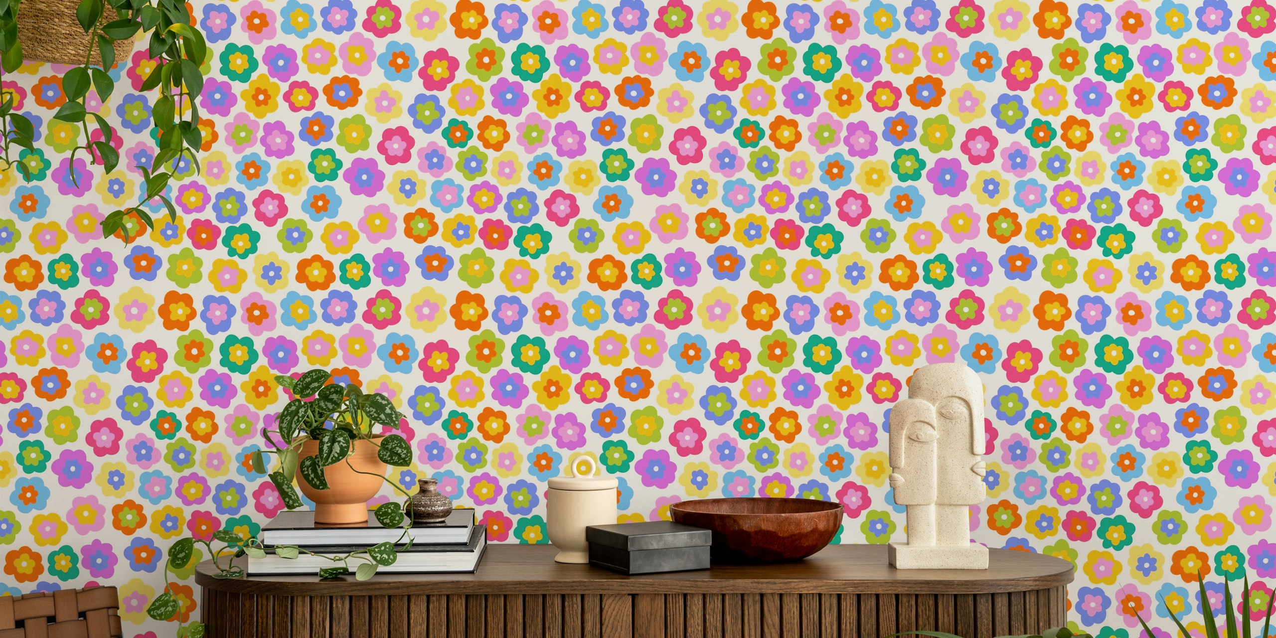 Blooming Colors Delight tapeta v pokoji