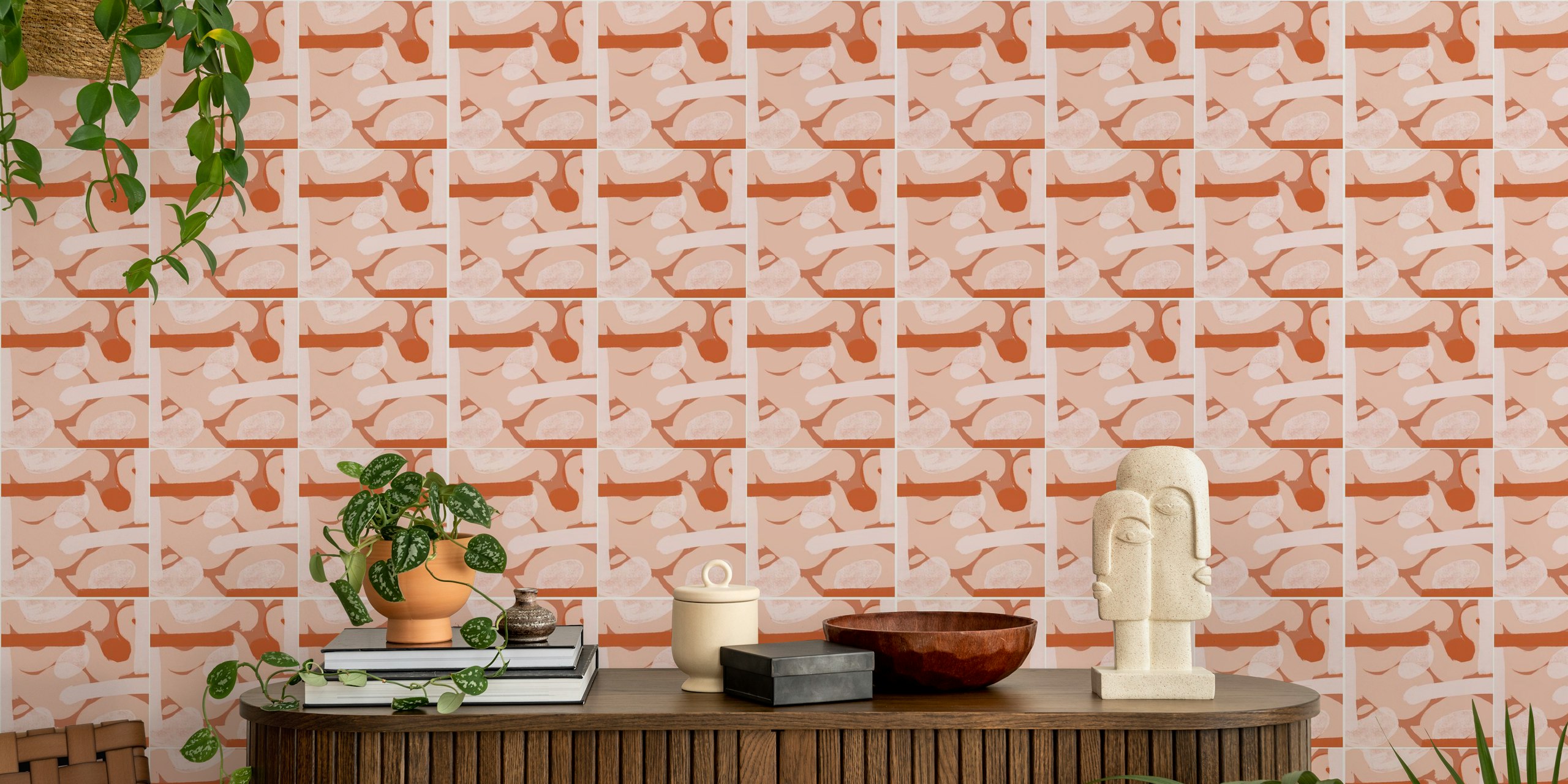 Tapeta Clay Harmony u modernoj sobi