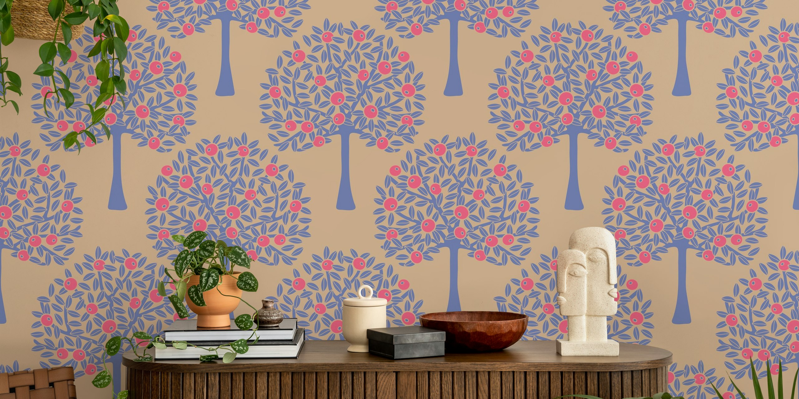 Orangerie Citrus Fruit Tree - Lavender Purple Em Um Quarto