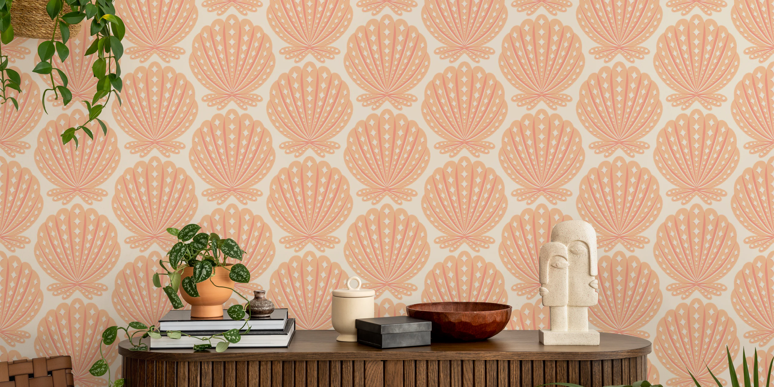 Scallop Shells Wallpaper - Happywall.com