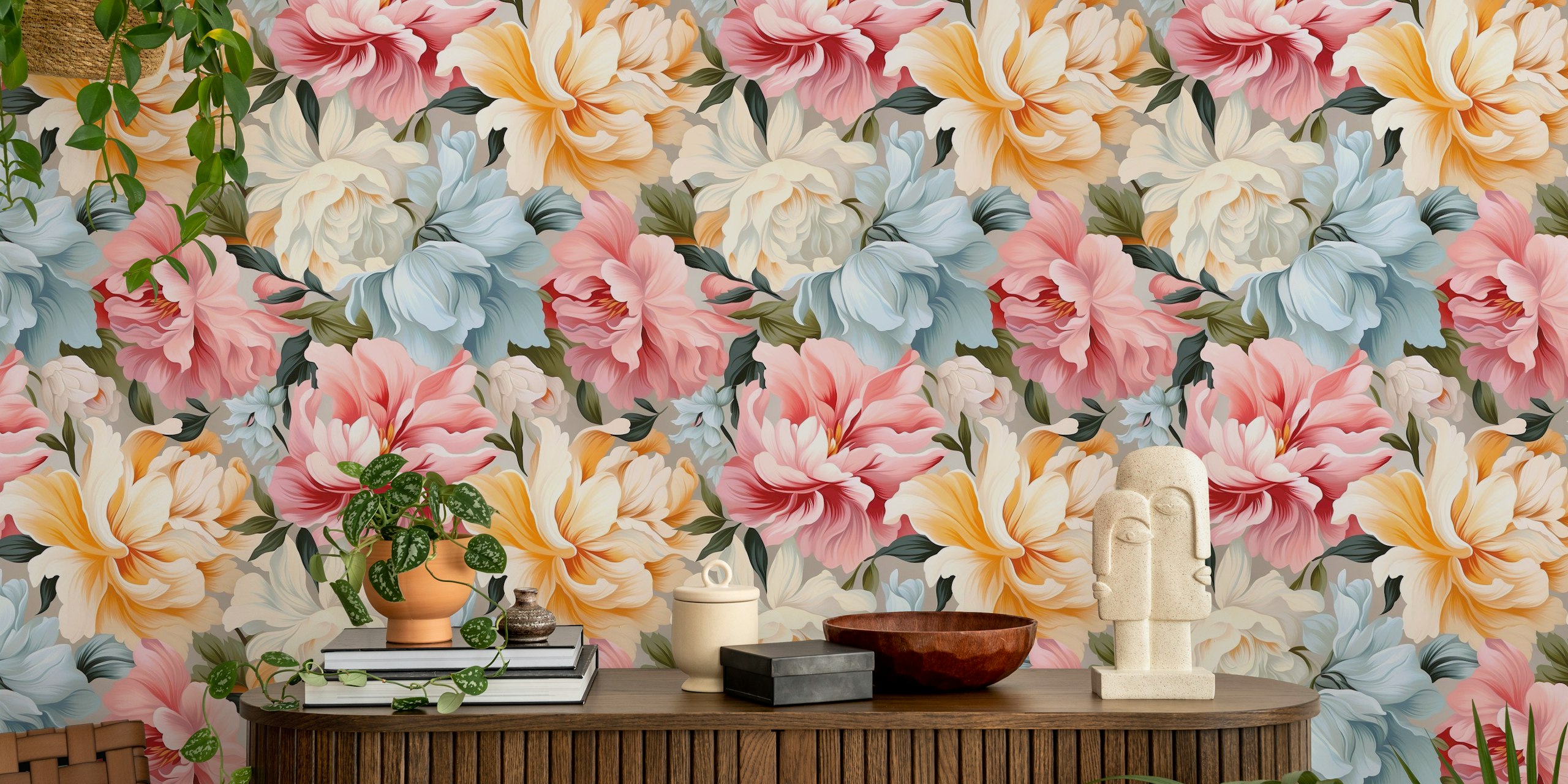 Design de papel de parede Blossom Bliss Peony