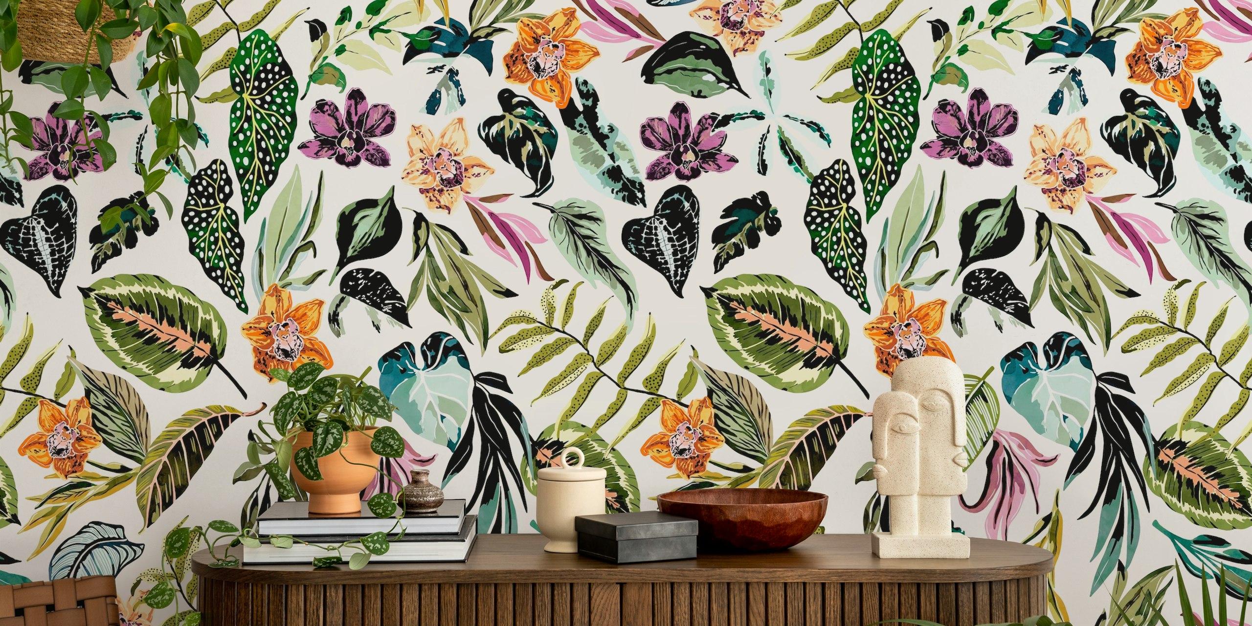 Wild colorful jungle-FN w pokoju