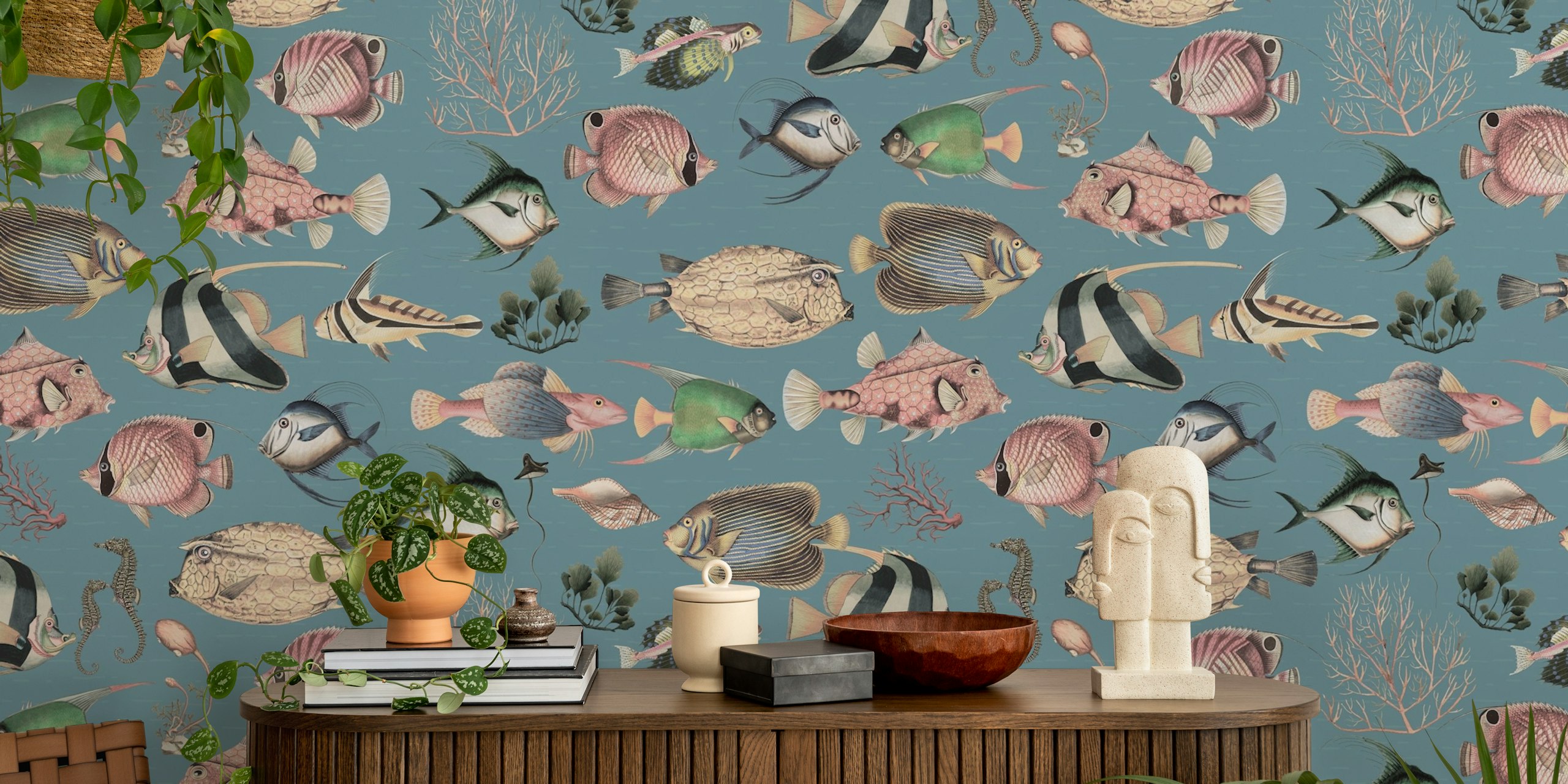 Oceania Rhapsody Display tapetti huoneessa
