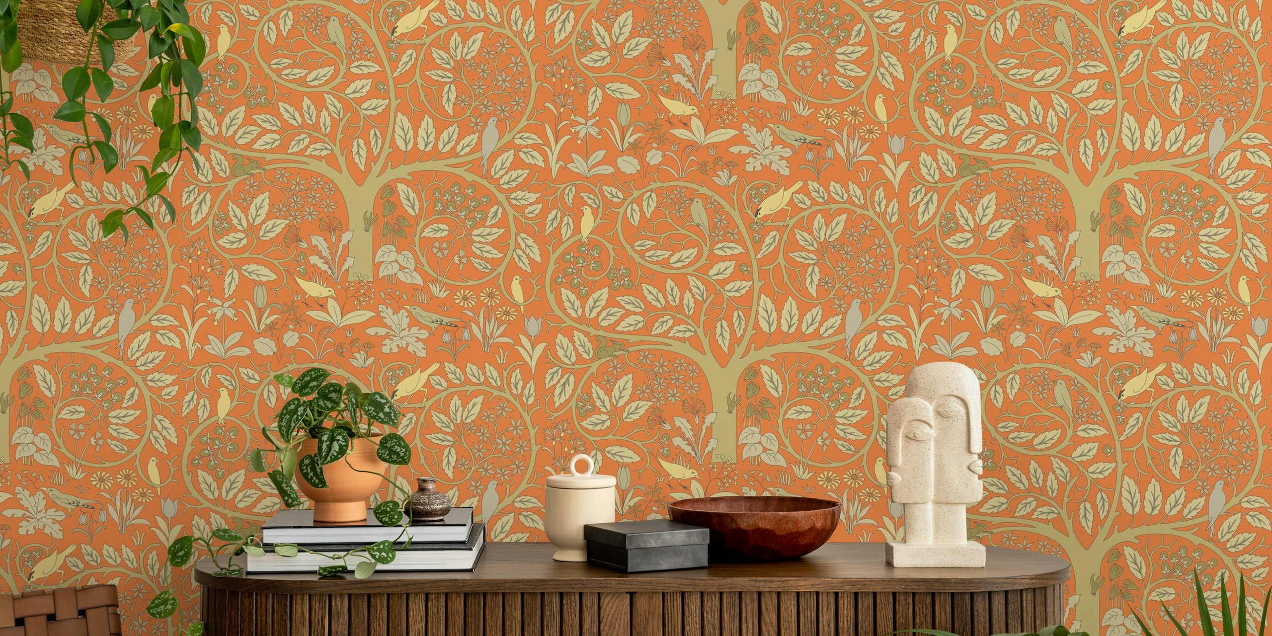 Vintage Garden of Eden 8 wallpaper design