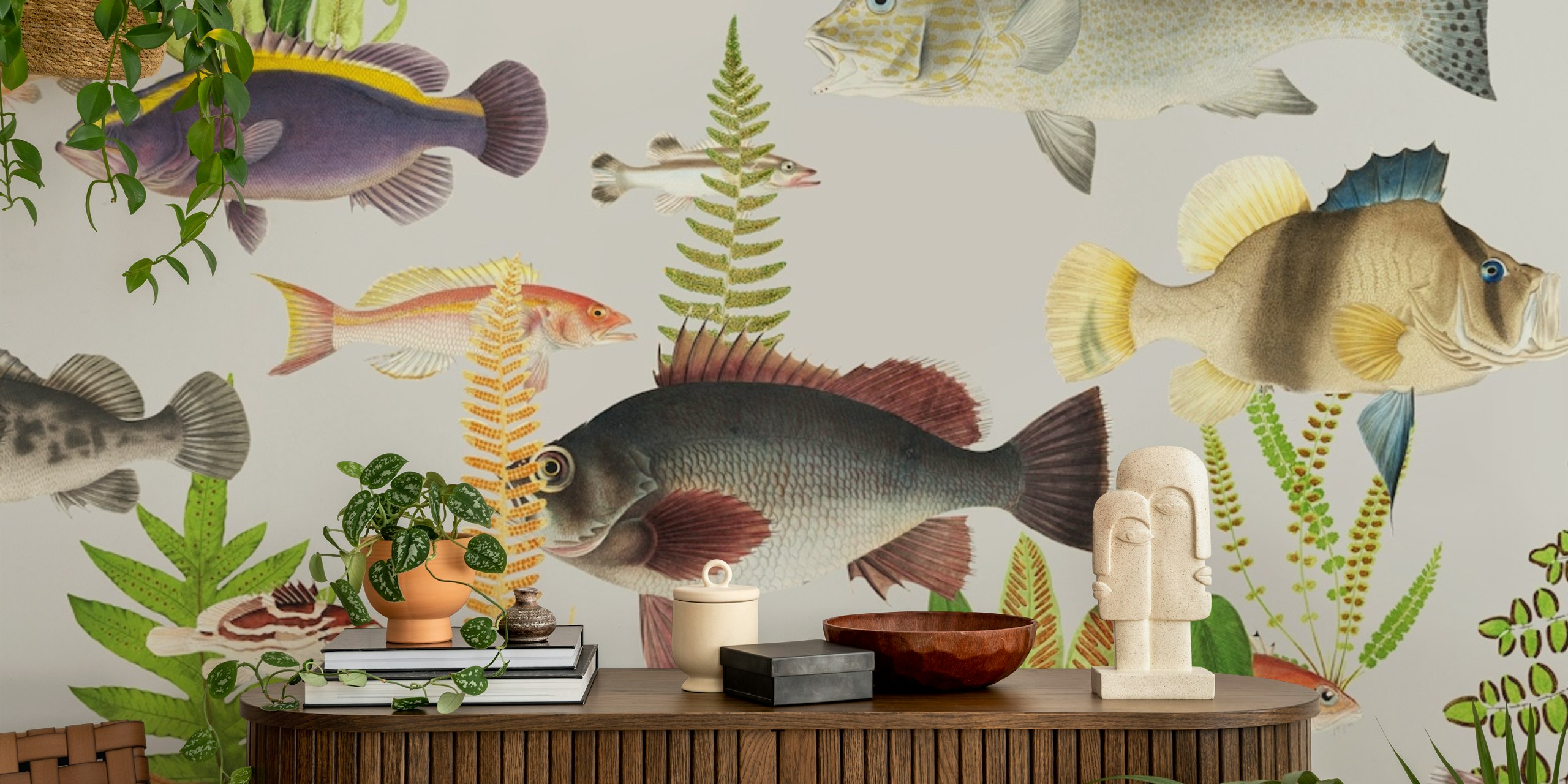 Oceania wallpaper featuring fish and plants