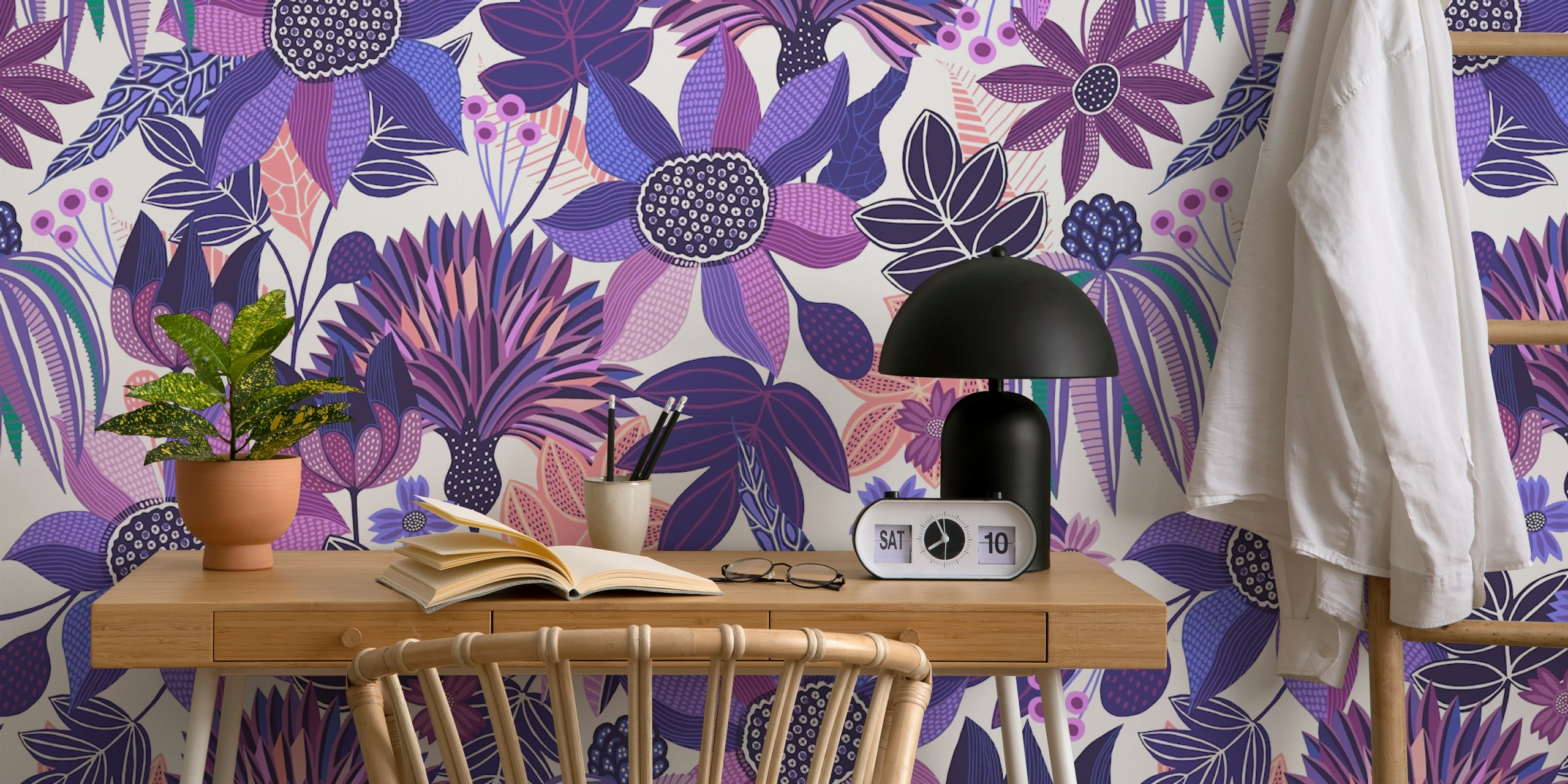 Design tapety Purple Paradise Garden