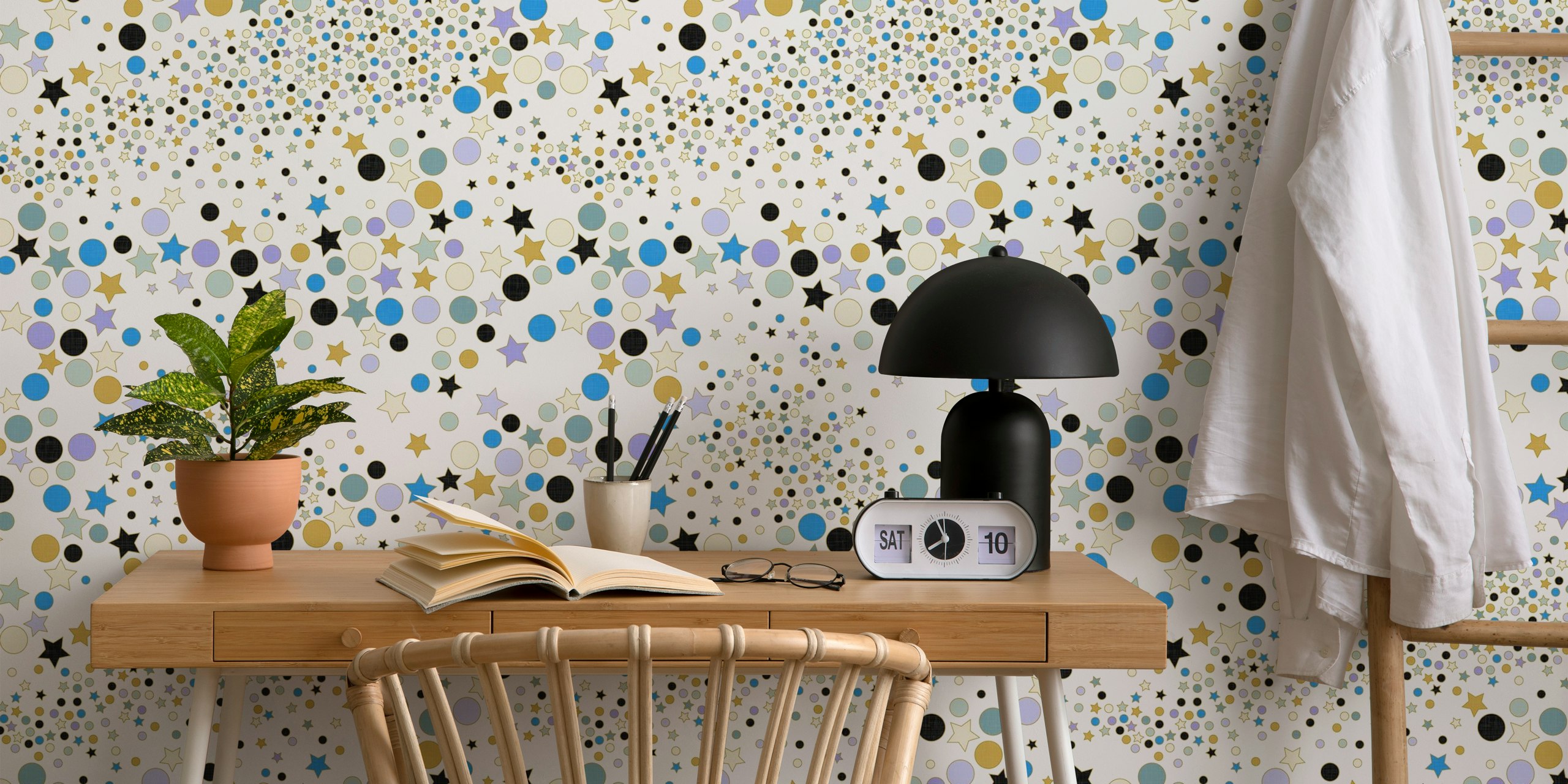 Magical Jungle No.09 wallpaper in a room setting