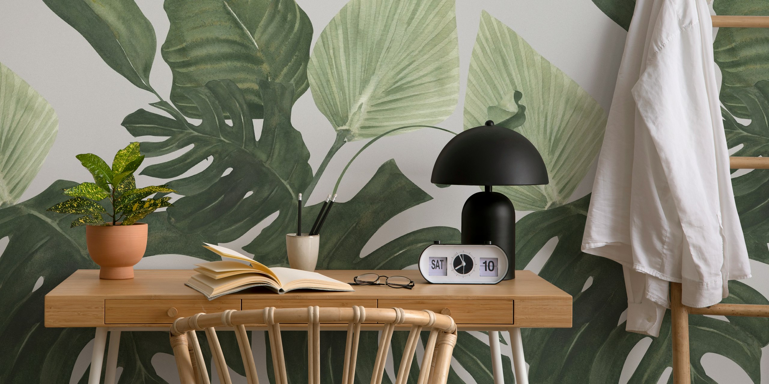Design tapety Monstera & Palm Leaves