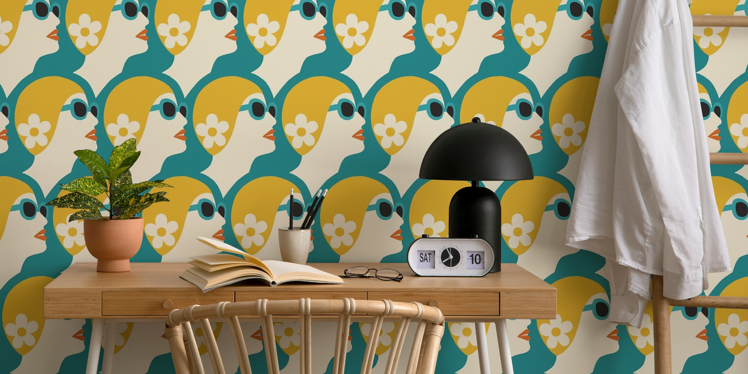 Dizajn tapete Vintage Sea Swimmers