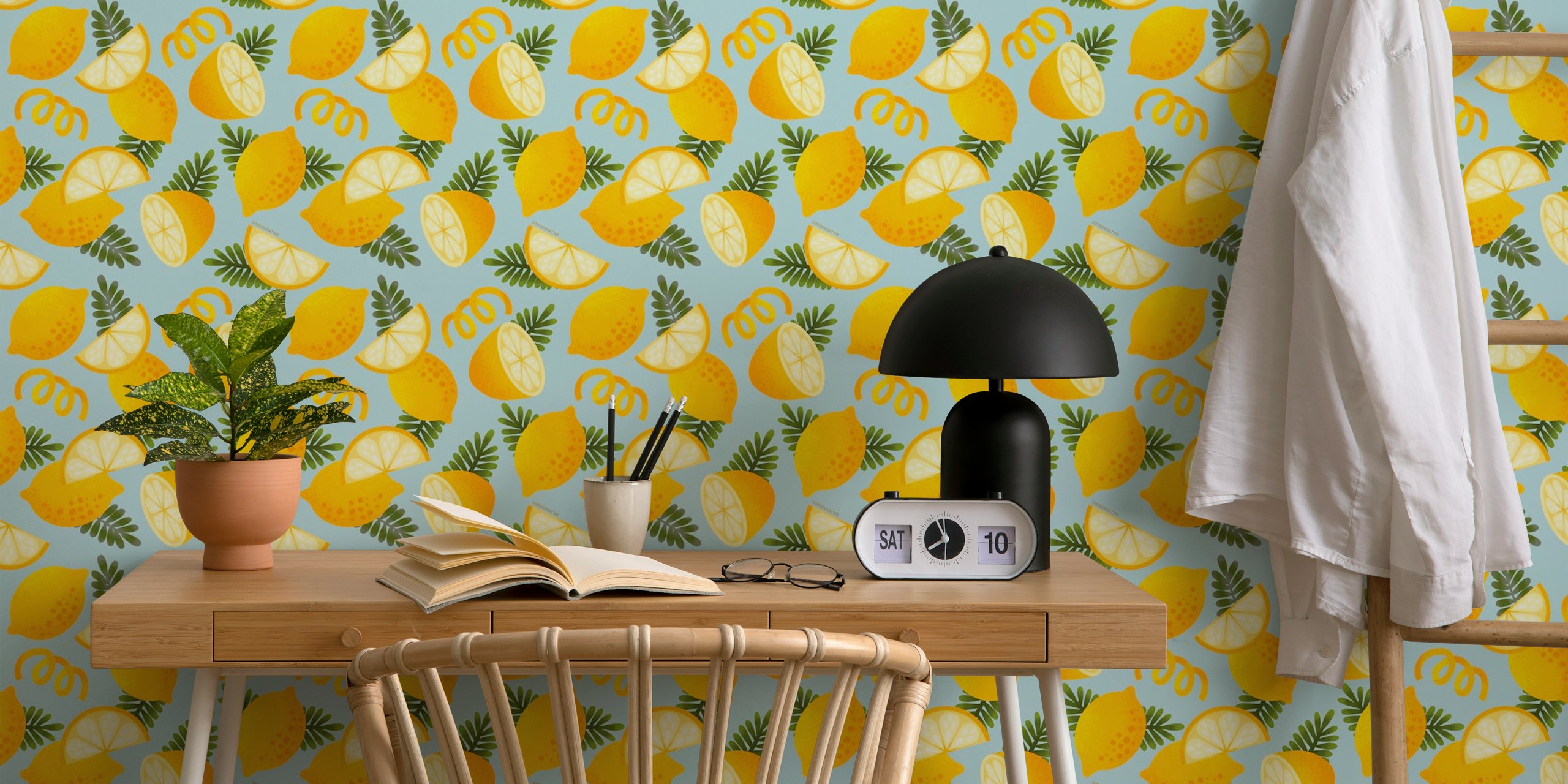 Design de papel de parede Limoncello Lemons