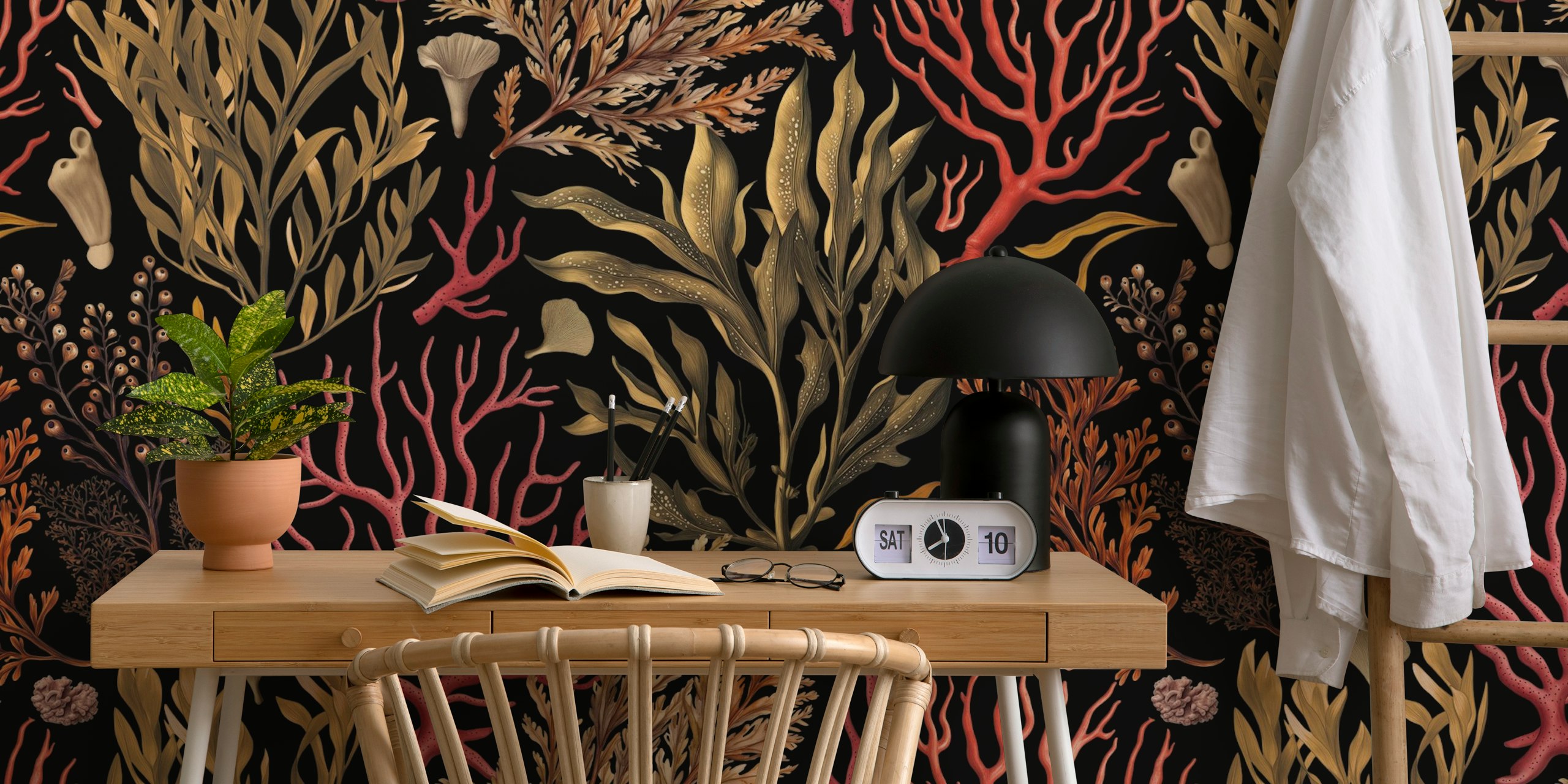 Mystical Ocean Underwater Seaweed Garden wallpaper