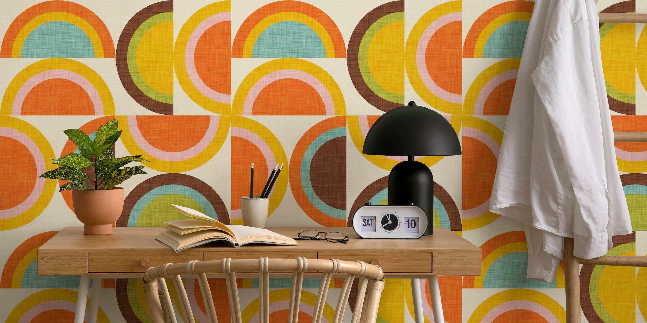 70s Semi-Rainbow Pearl tapet i et rom