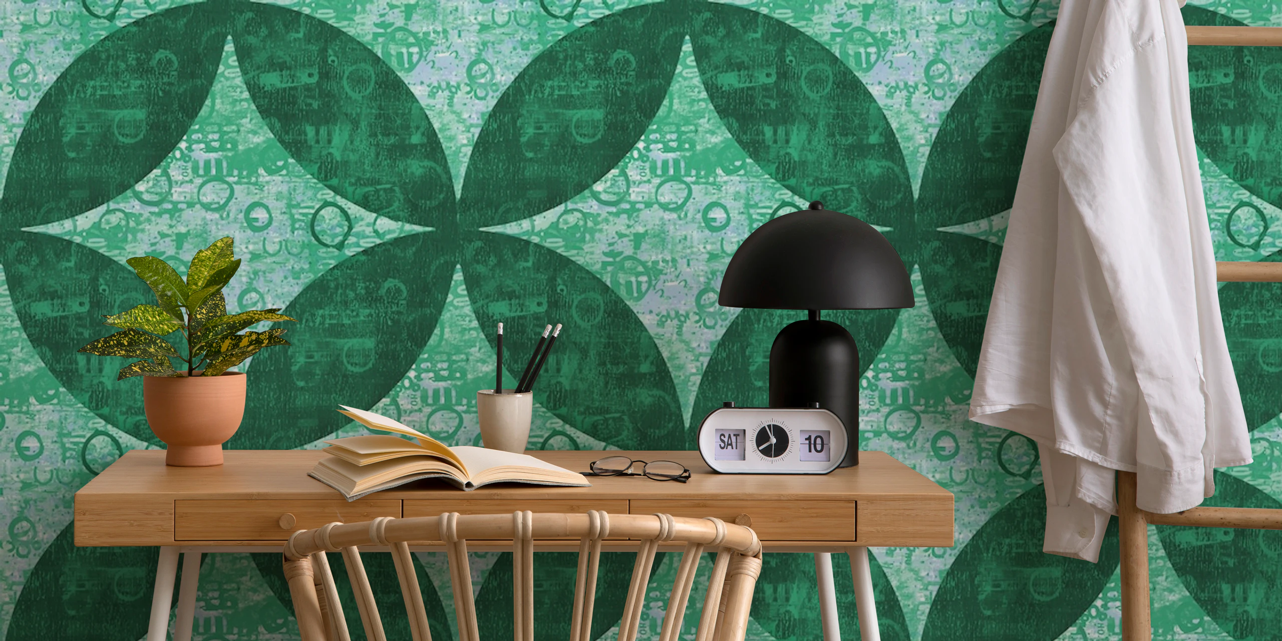 Green Geometry Wallpaper - Buy Stunning Wallpapers Online