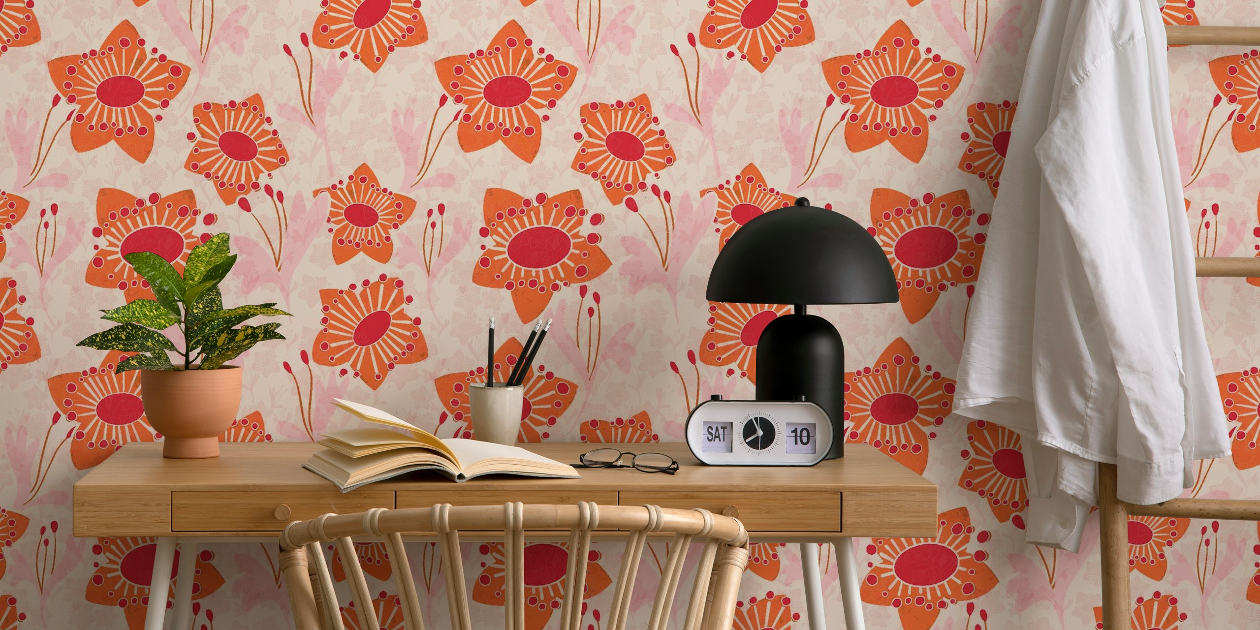 Petal Paradise - Vanilla tapet i et rom