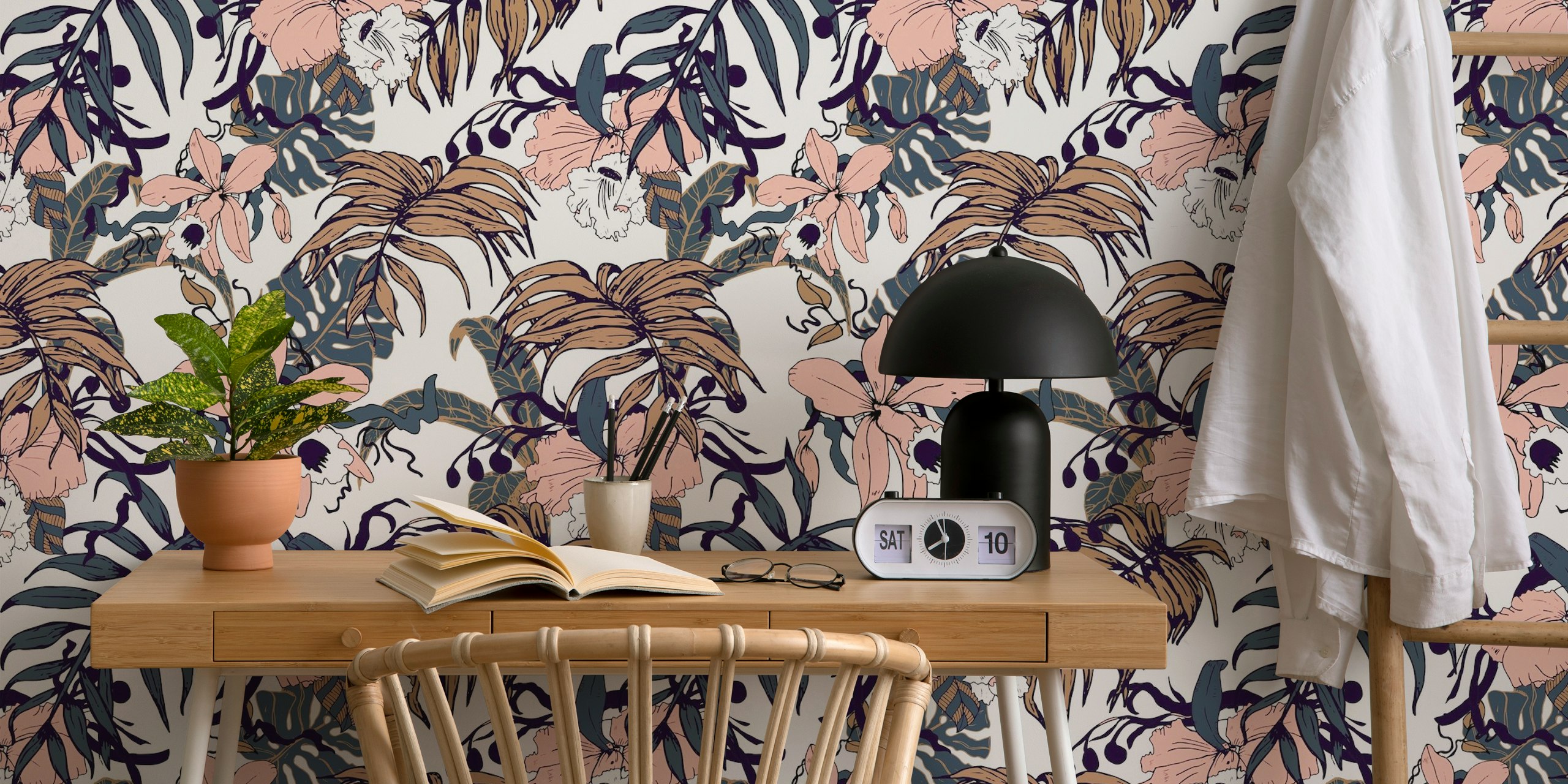 Winter in the jungle tapetti huoneessa