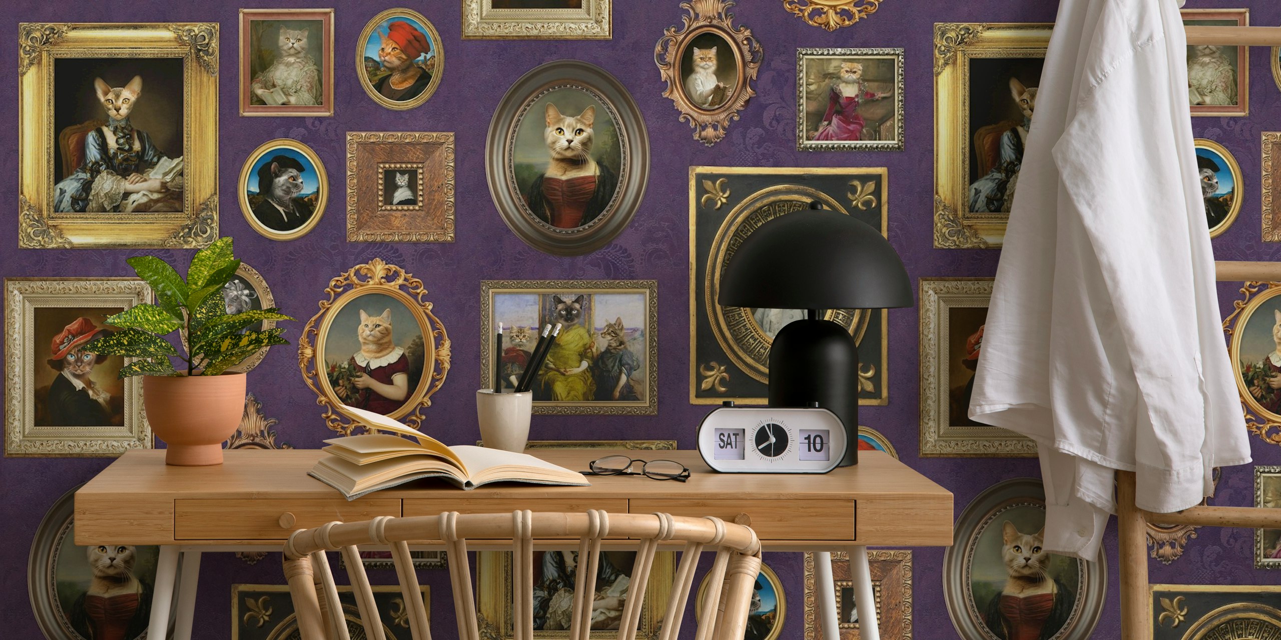 Cat Lover Portrait Collection violetissa