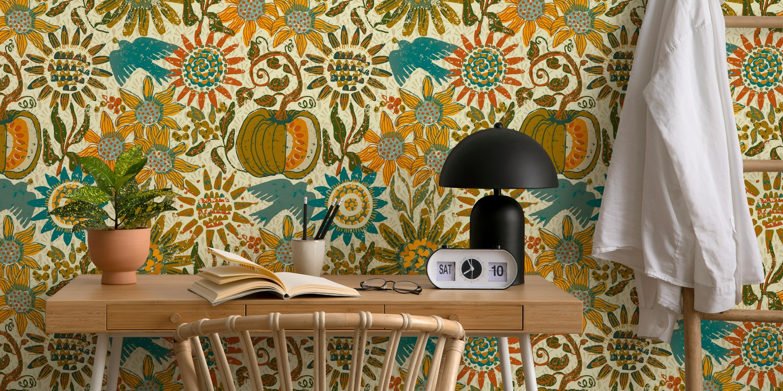 Design di Pumpkins e sunflowers