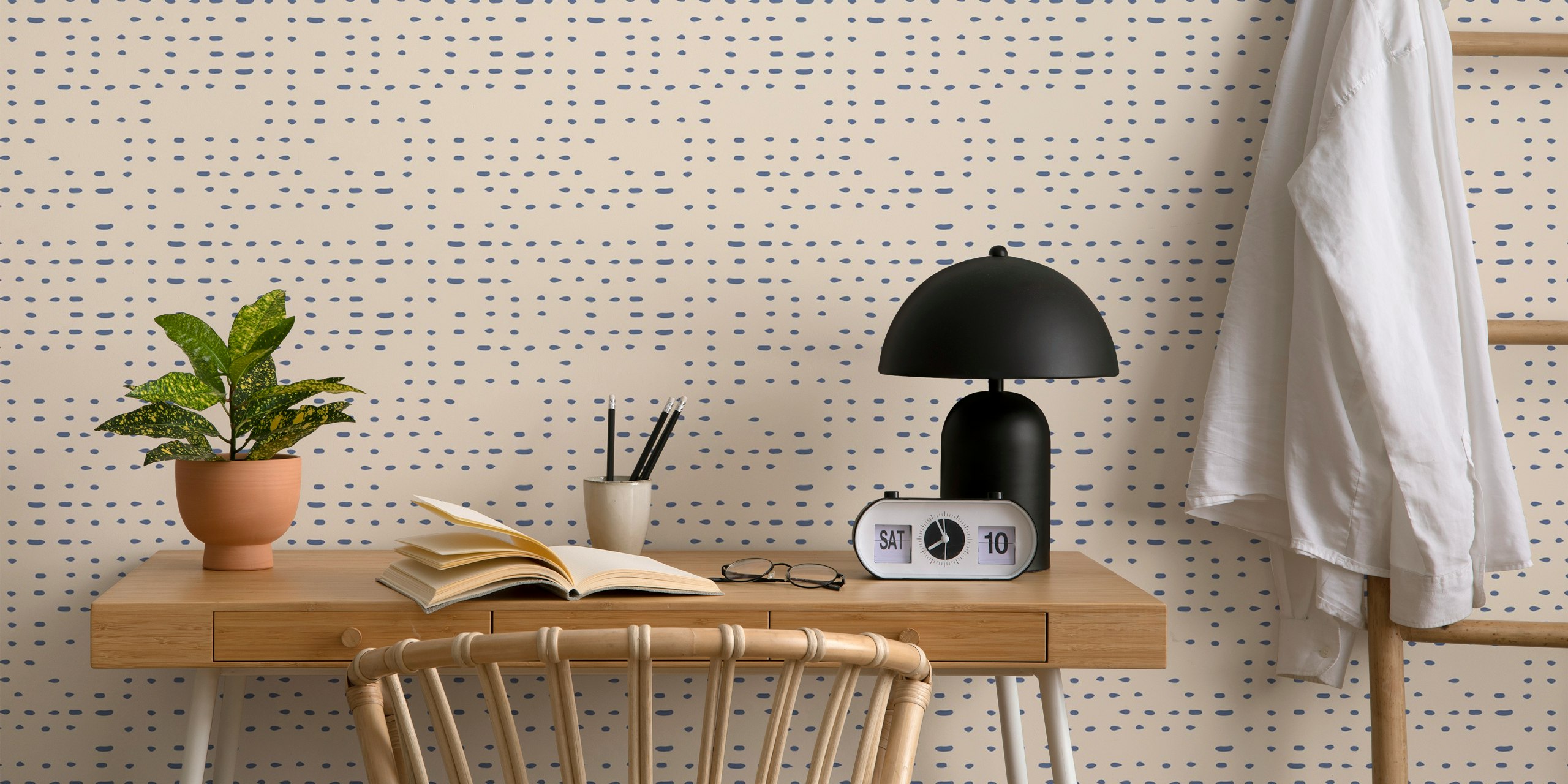 Tapeta Dots Ocean Nautical u sobi