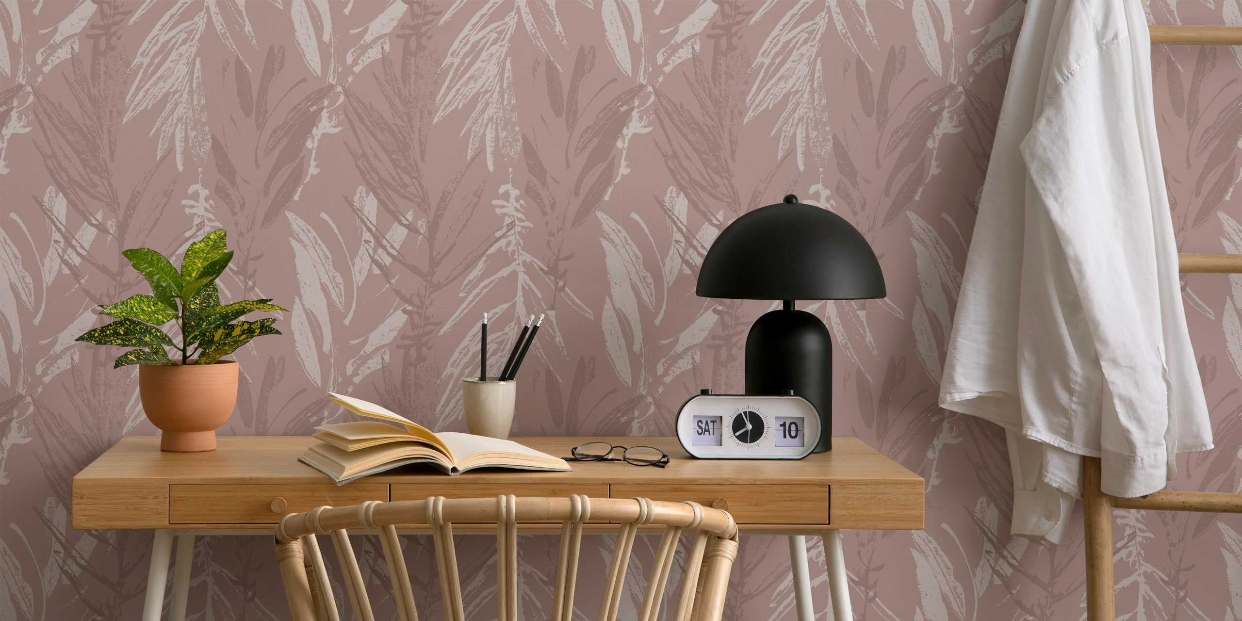 Summervibes Wallcovering in a room setting