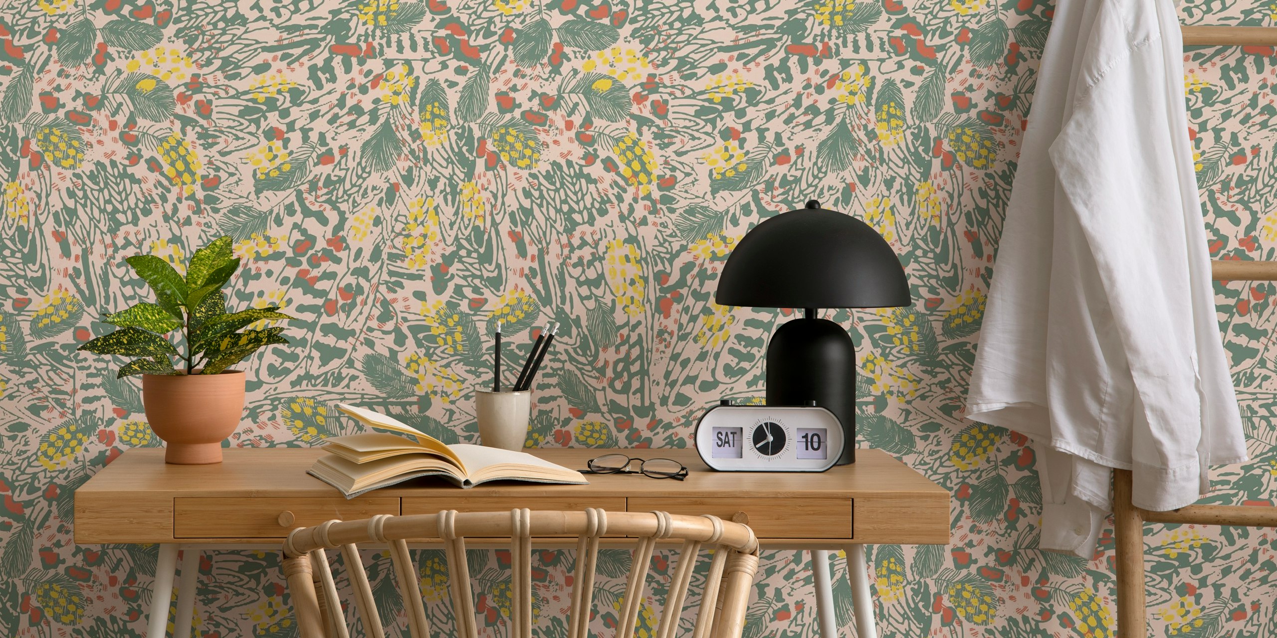 Tropical Safari Impressions wallpaper pattern
