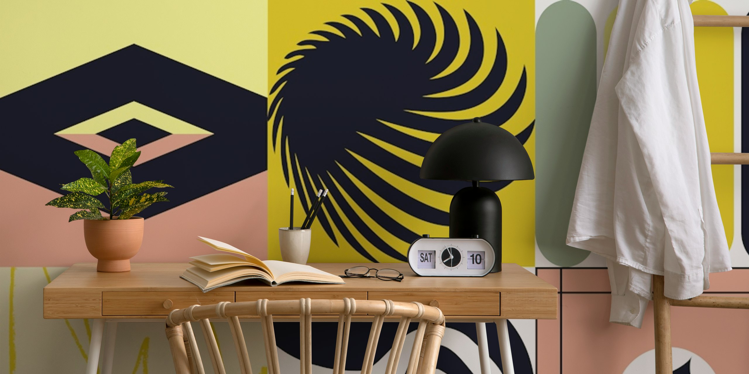 Mescolanza v2 tapetdesign i et rum