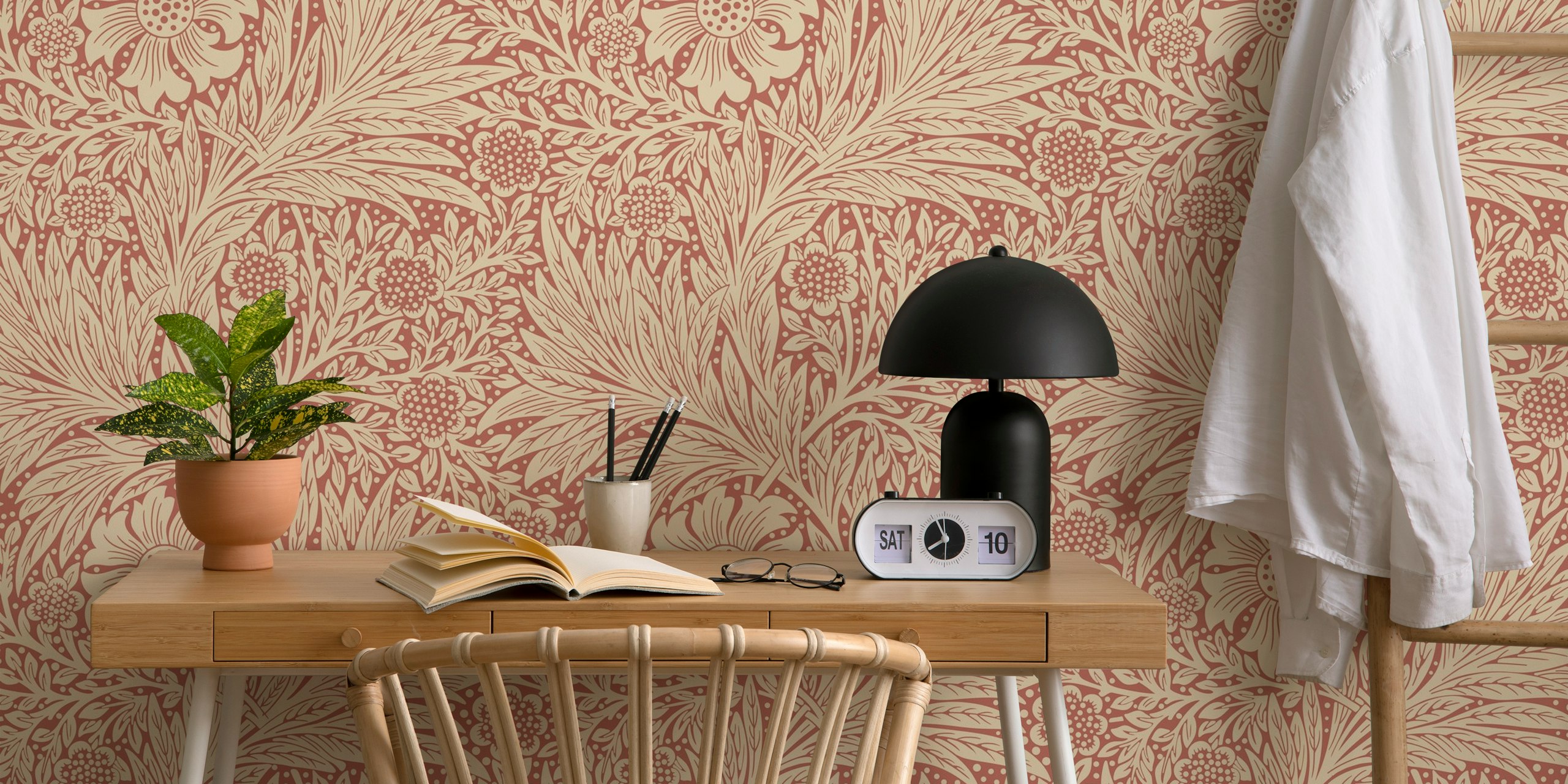 Design de papel de parede Vintage Victorian Pure Marigold