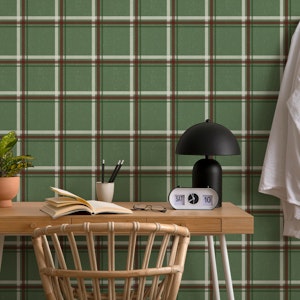 Winter Plaid Green