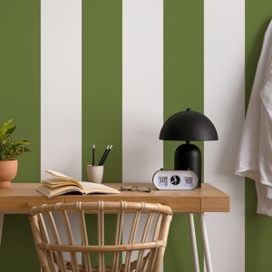 Green Christmas Stripes