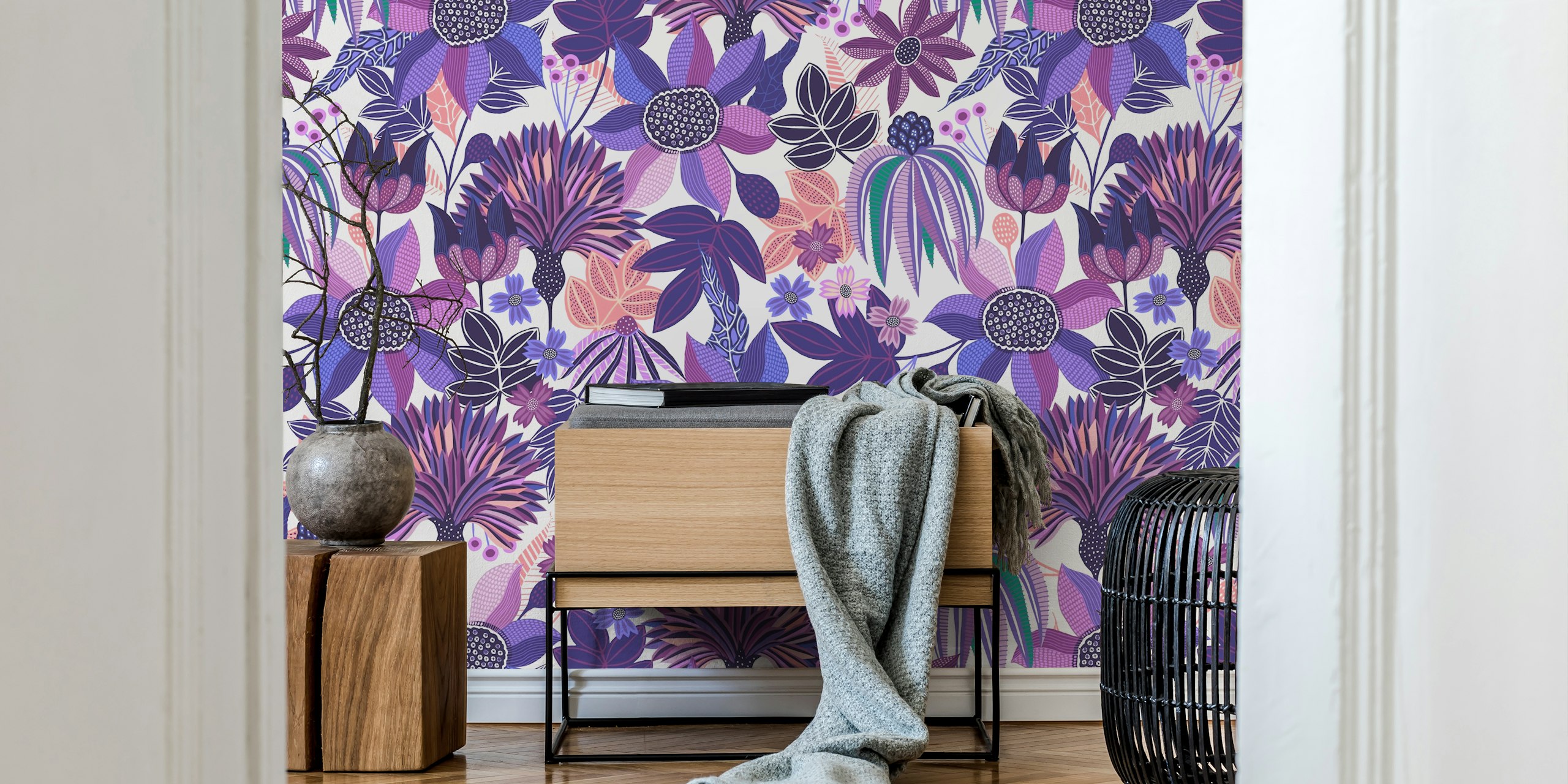 Design tapety Purple Paradise Garden