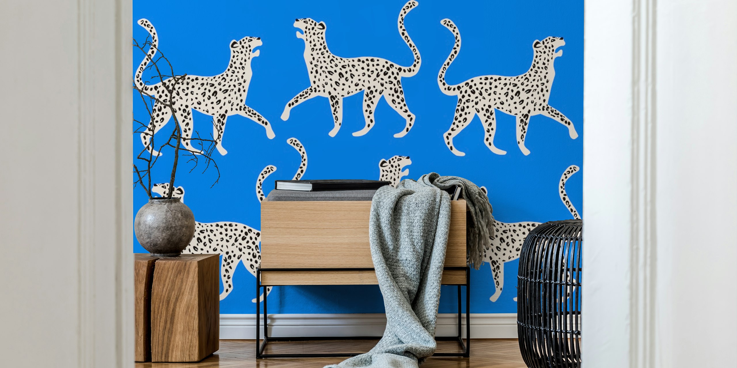 Cheetah Chic 03 tapet i ett rum