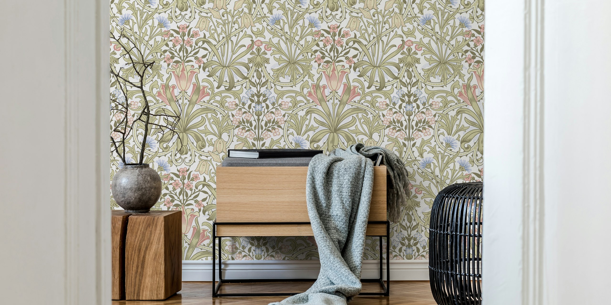 William Morris Woodland Weeds 1 tapeta v pokoji