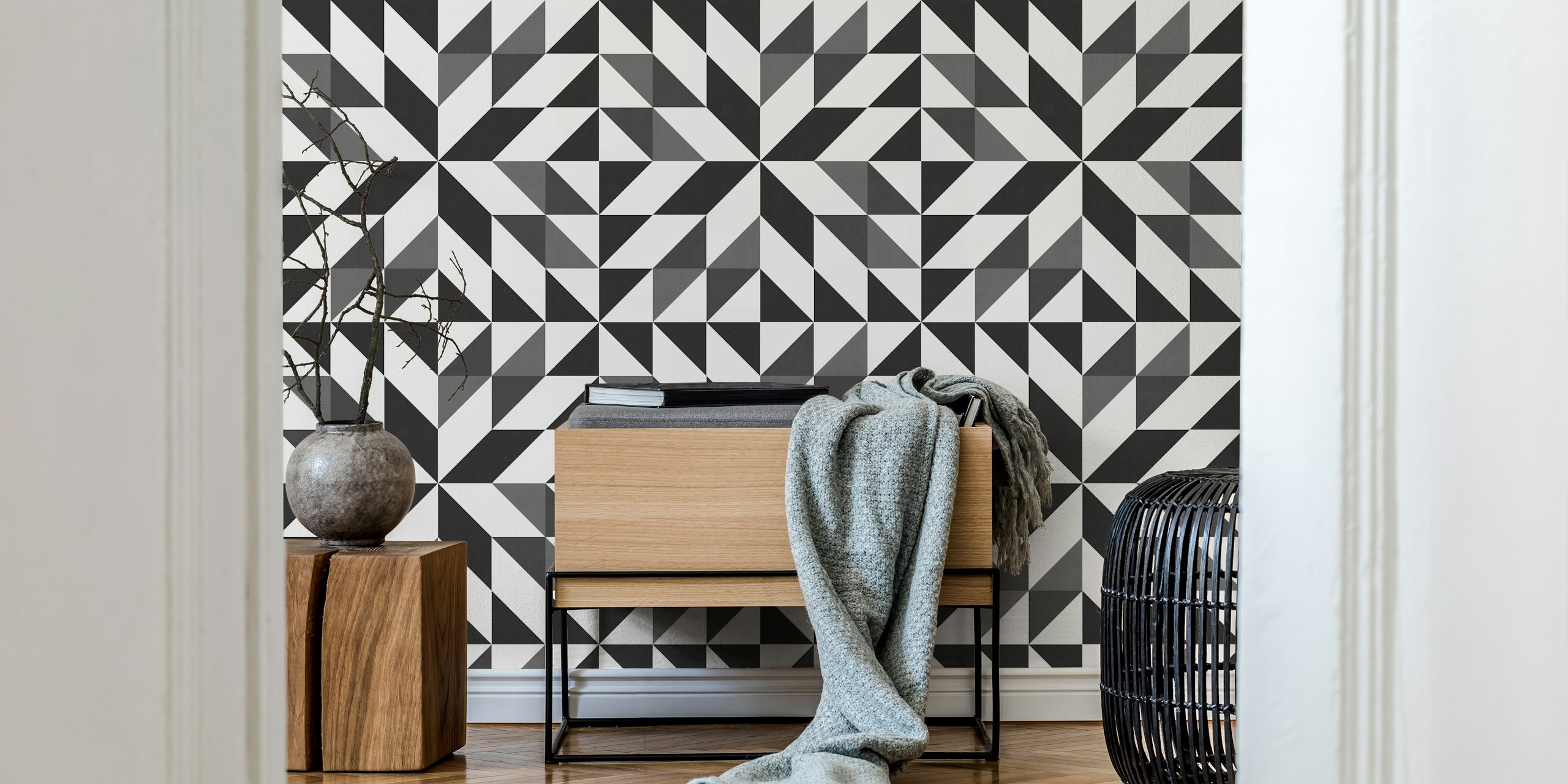 Abstraktni oblique geometry uzorak wallpaper