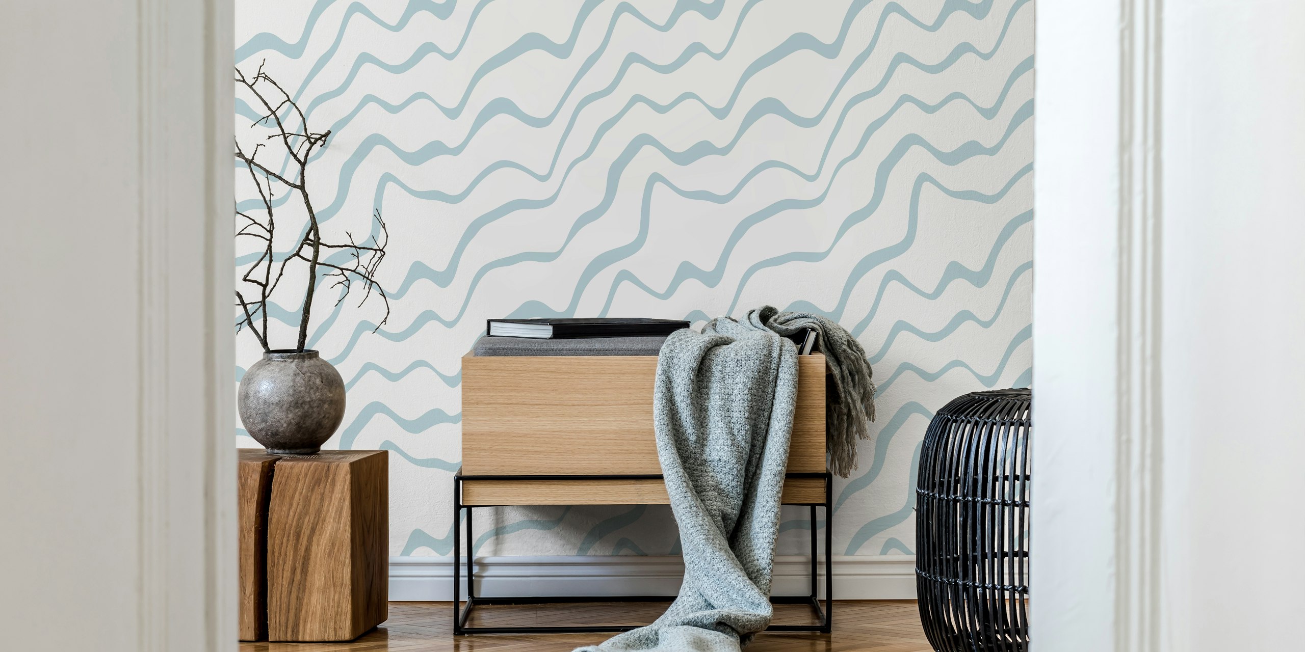 Maritimer Flair wallpaper displayed in a room