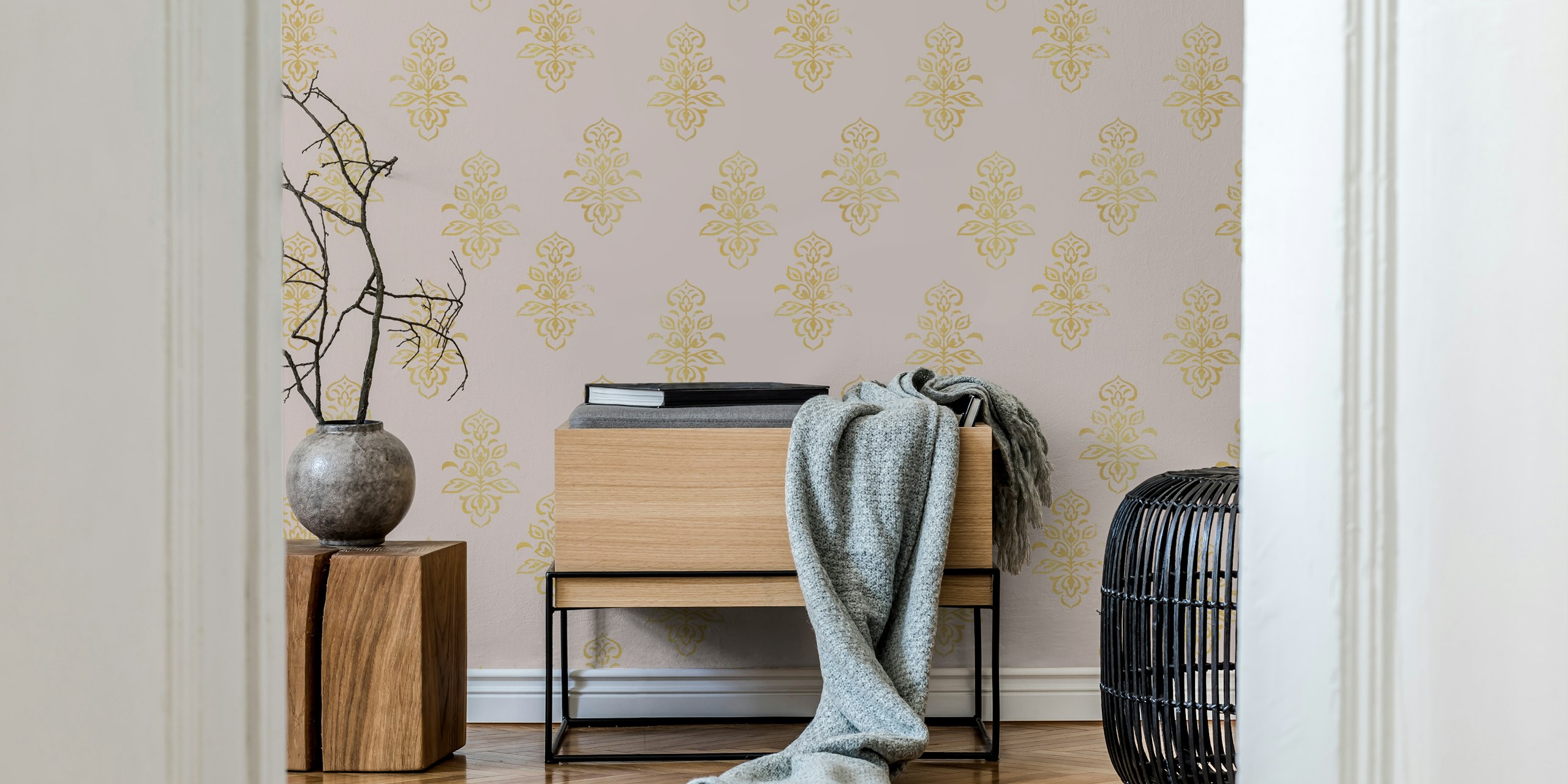 papier peint Vintage Boho Reverie dans une pièce