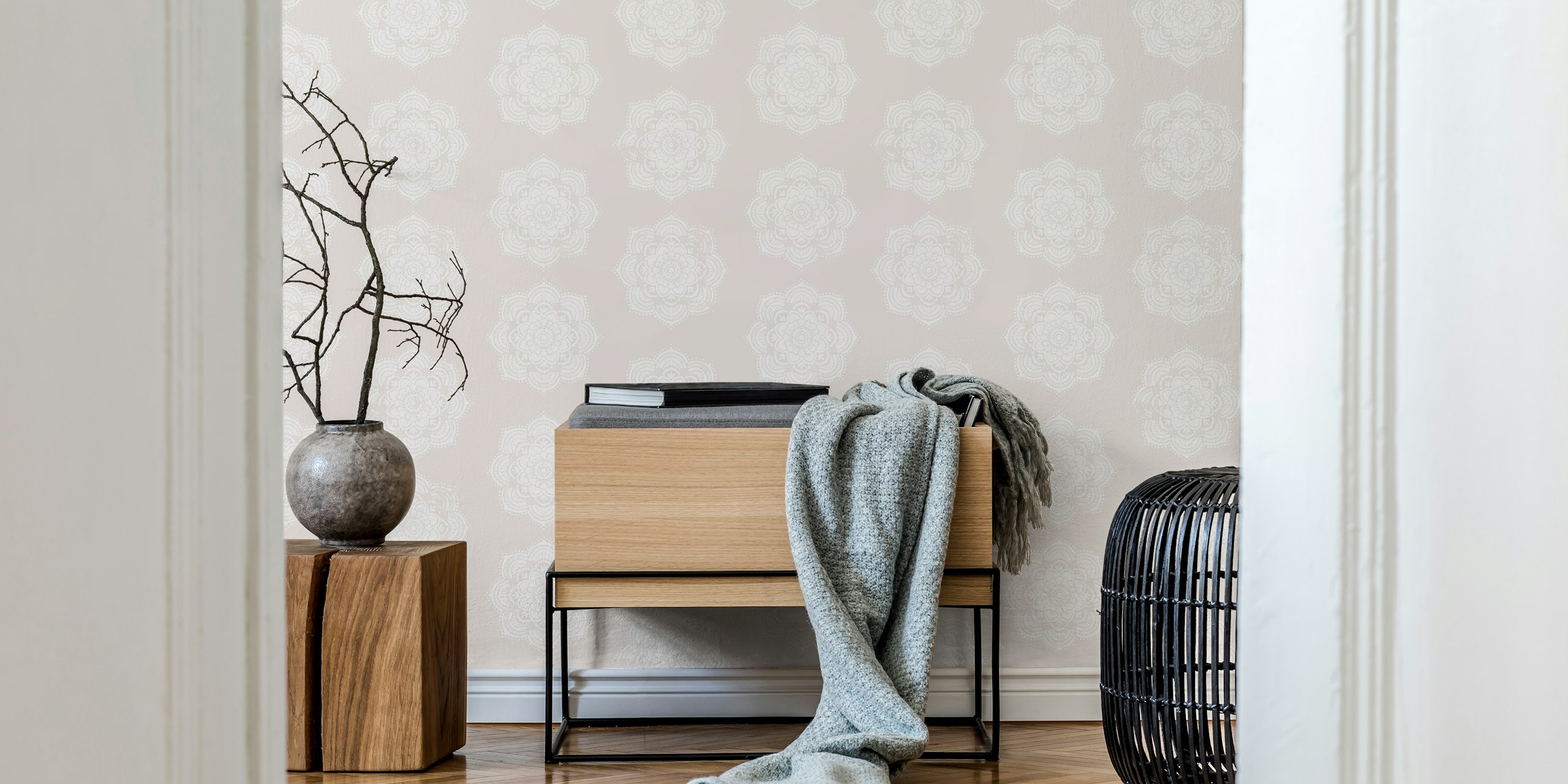 Vintage Vagabond wallpaper in a room