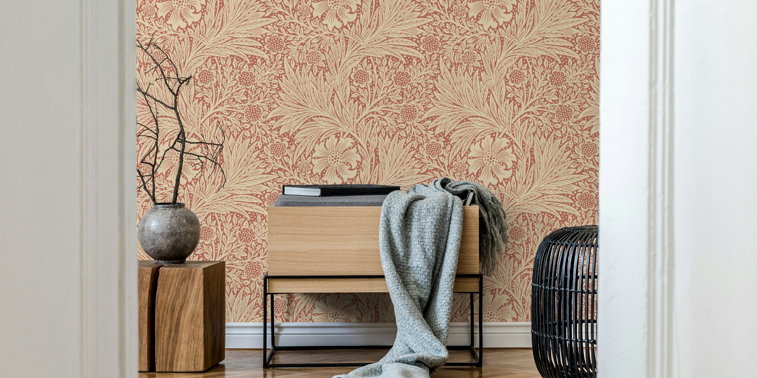 Design de papel de parede Vintage Victorian Pure Marigold