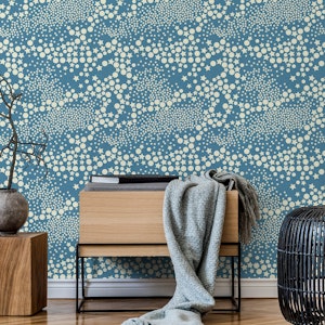 Galaxy Glam Geometry Vintage Blue WP