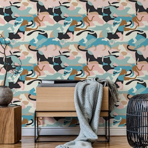Color Blocking Safari Pastel Shades WP