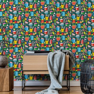 happy colorful kitchen