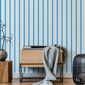 Blue vertical stripes