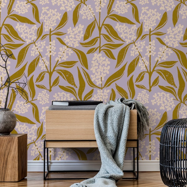 Osmanthus Flower in Cream and Mustard