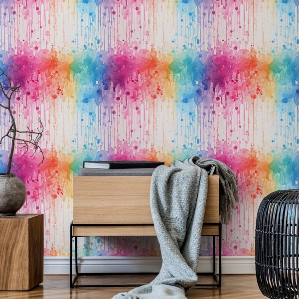 Vibrant Rainbow Splash