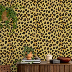 Wild Luxe Leopard Charm Yellow
