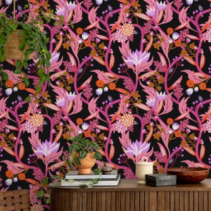 Eastern Delight - Black and Pink