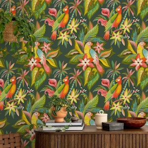parrots in the jungle – small