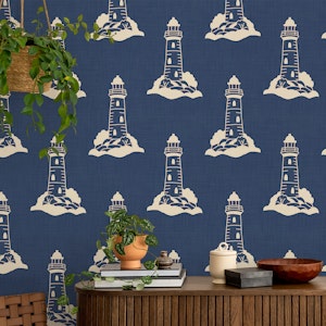 Lighthouse Nautical Mythology - Retro Coastal