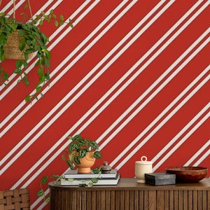 Candy Cane Stripes Wallpaper 3