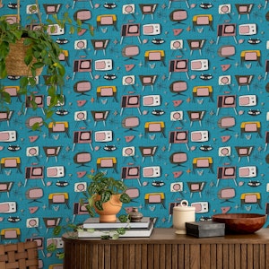 Retro Television Teal